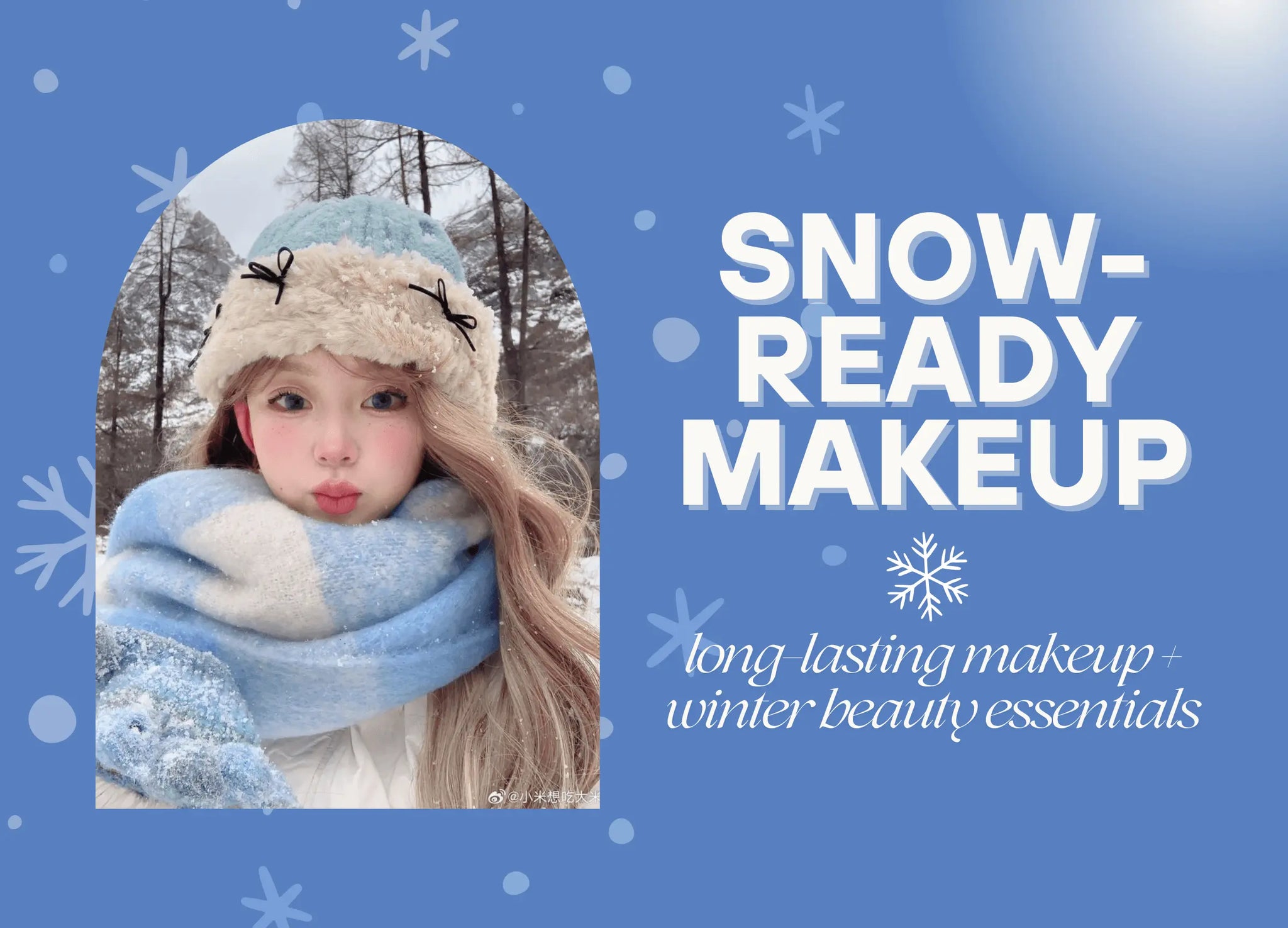 Snow-Ready-Makeup-Long-Lasting-Lashes Ninetynine Dreams
