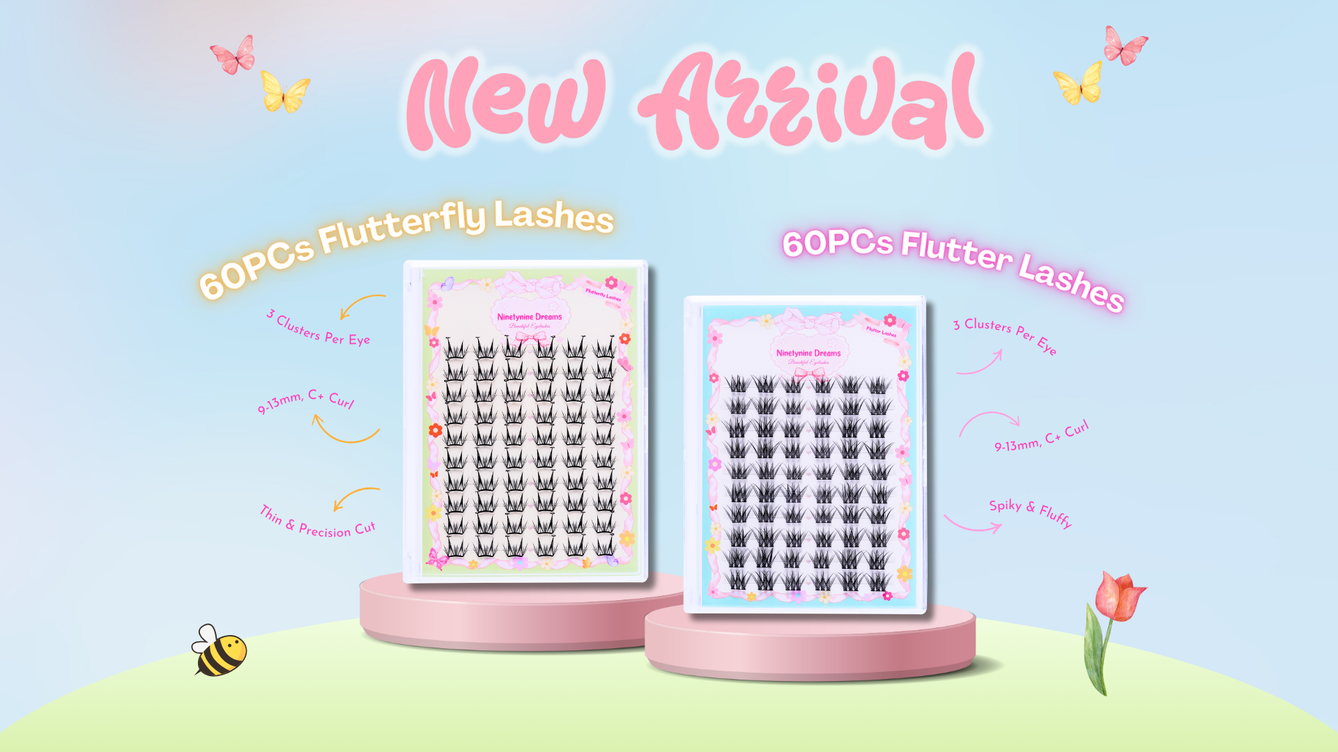 Introducing our NEW Flutter & Flutterfly Lashes