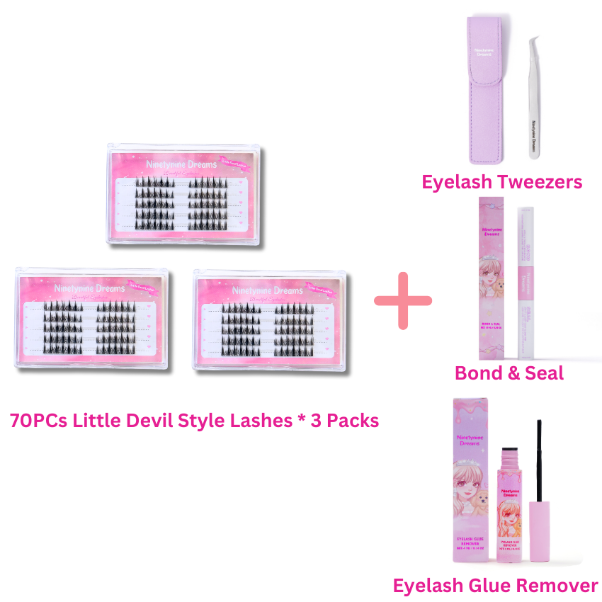 70PCs Little Devil Style Lashes