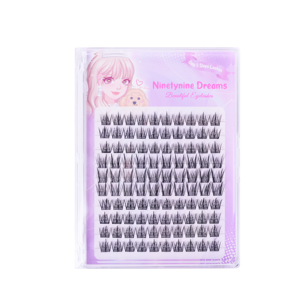 100PCs Easy-Three-Steps Lashes