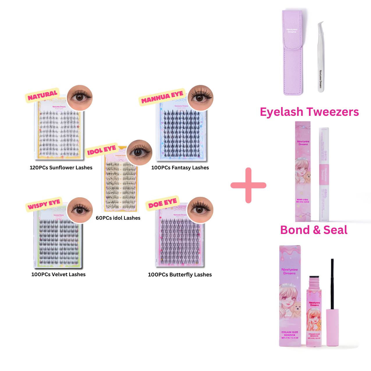The 480PCs Ninetynine Dreams Lashes Bundle