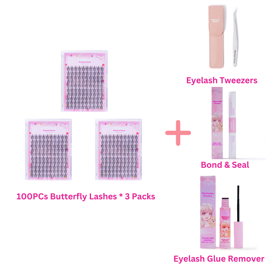 100PCs Butterfly Lashes