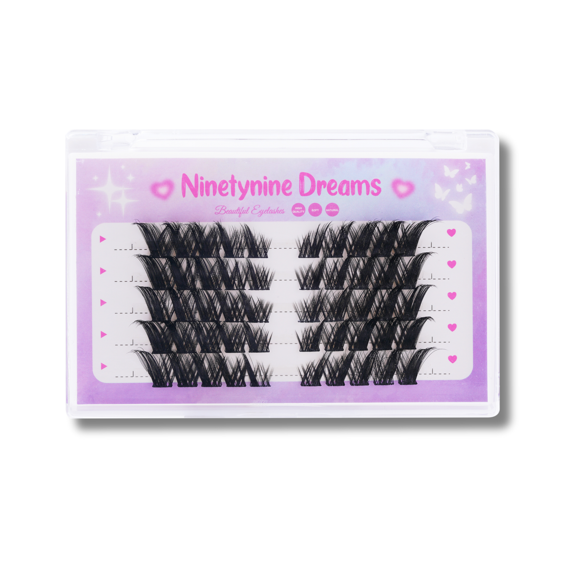 50PCs Intense Foxy Lashes - Ninetynine Dreams