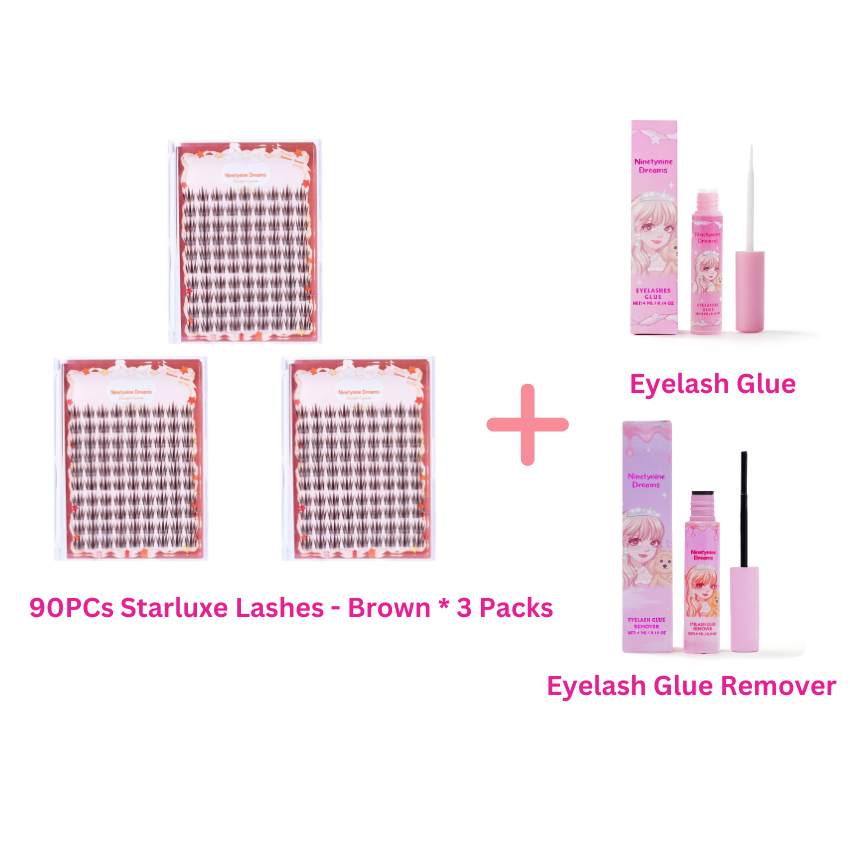 90PCs Starluxe Lashes - Brown