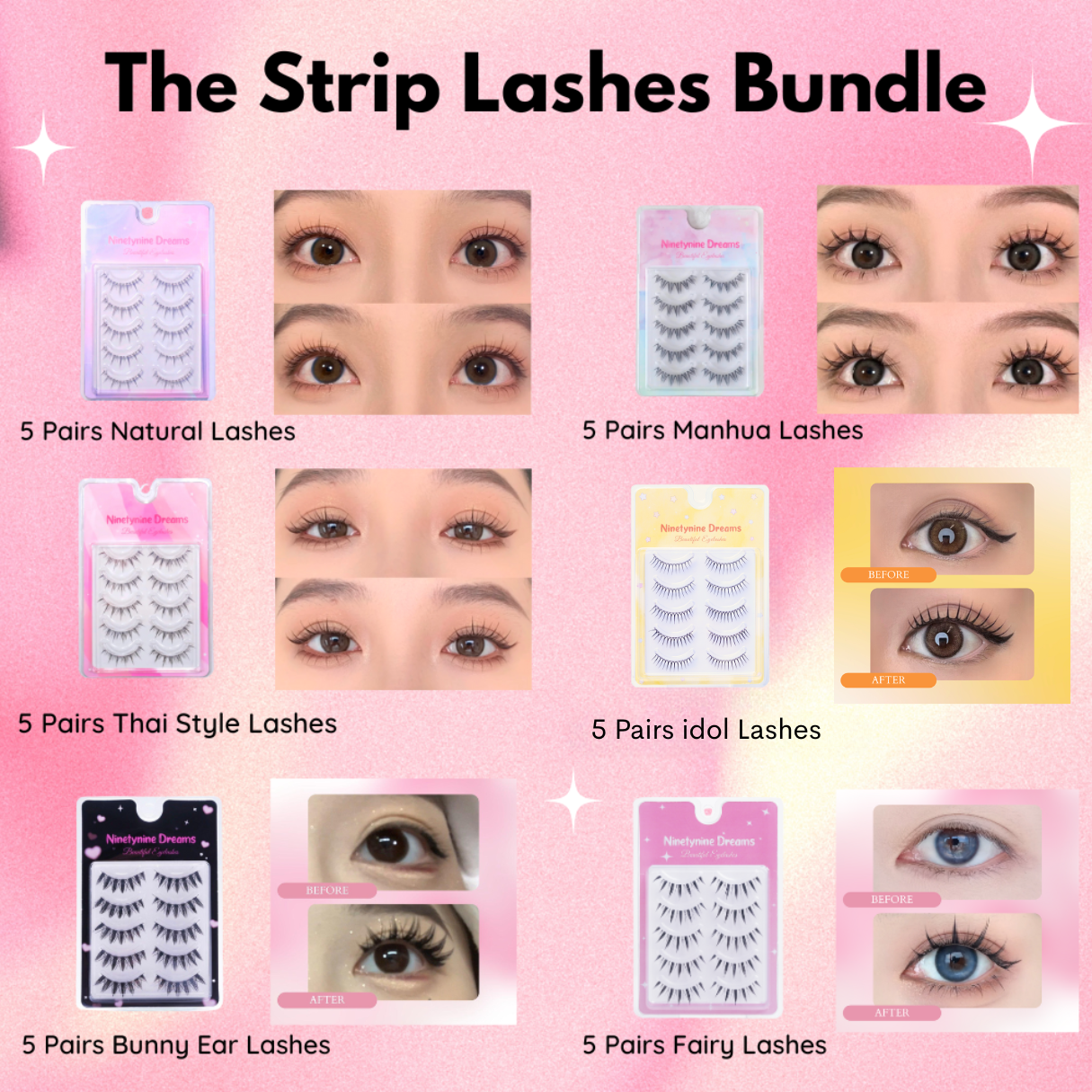 The Strip Lashes Bundle