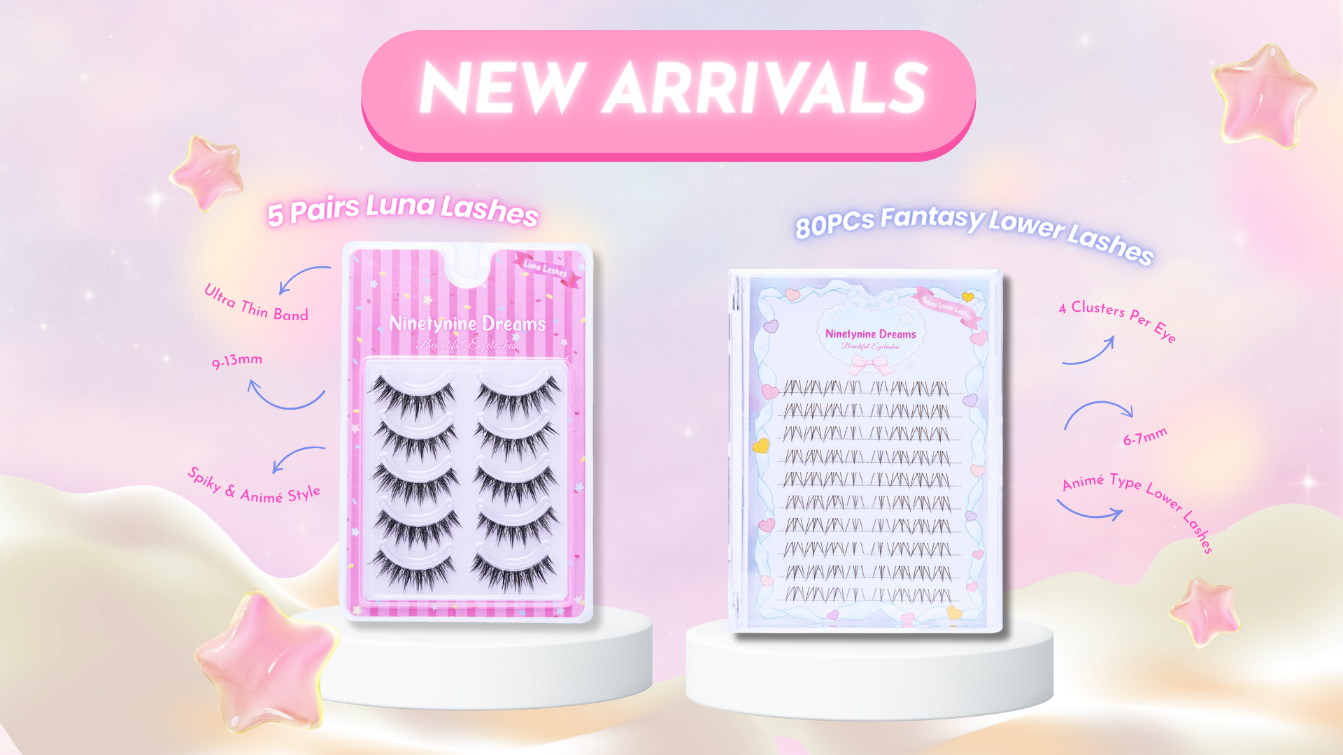 Luna Lashes + Fantasy Lower Just Launched