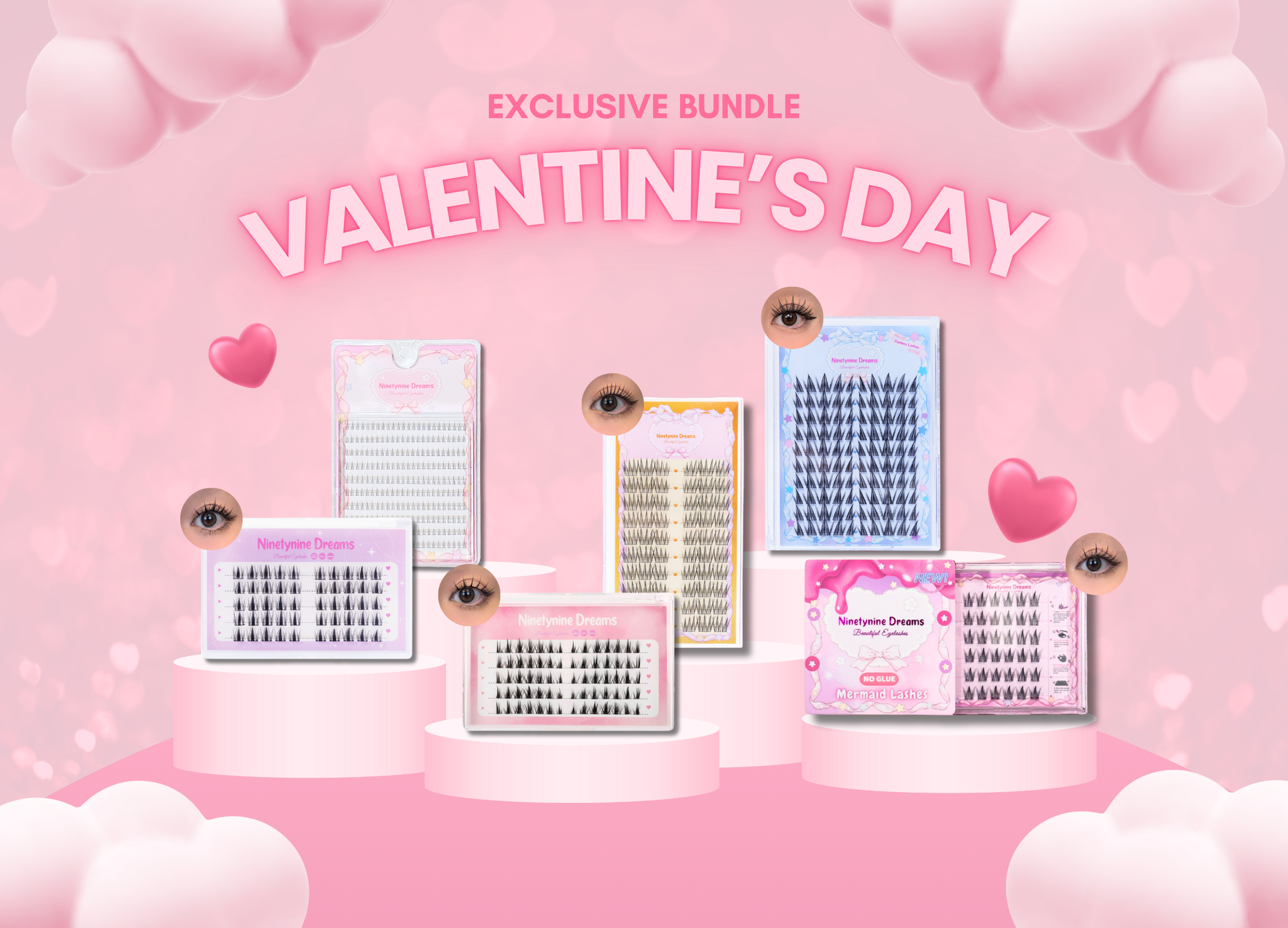 JUST IN: Valentine's Day Eyelashes Bundle