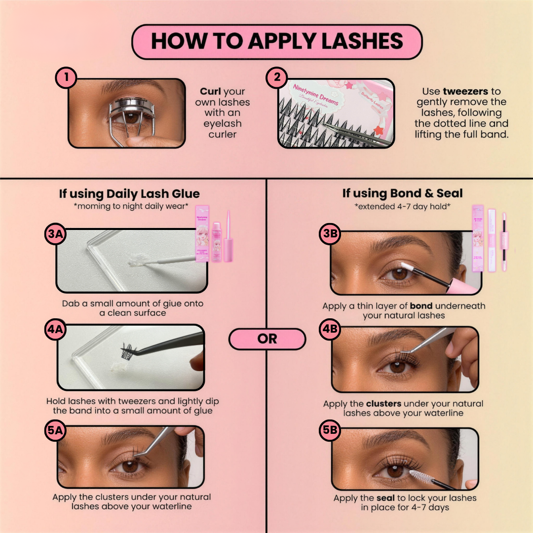 100PCs Butterfly Lashes