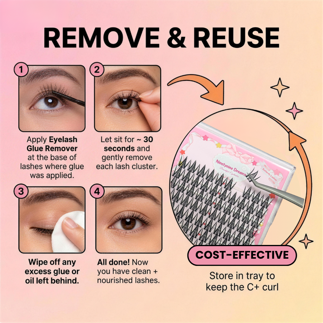 100PCs Butterfly Lashes