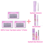 80PCs Tower Top Style Lashes