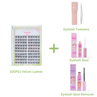 100PCs Velvet Lashes