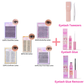 480PCs Ninetynine Dreams Manhua Lashes Bundle - idol, Easy-Three-Steps, Cloud Nine, Butterfly, Sunflower