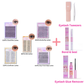 480PCs Ninetynine Dreams Manhua Lashes Bundle - idol, Easy-Three-Steps, Cloud Nine, Butterfly, Sunflower