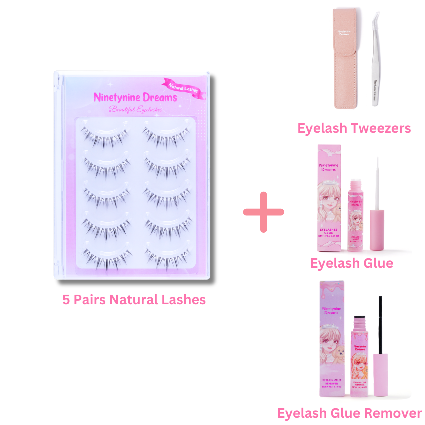 5 Pairs Natural Lashes