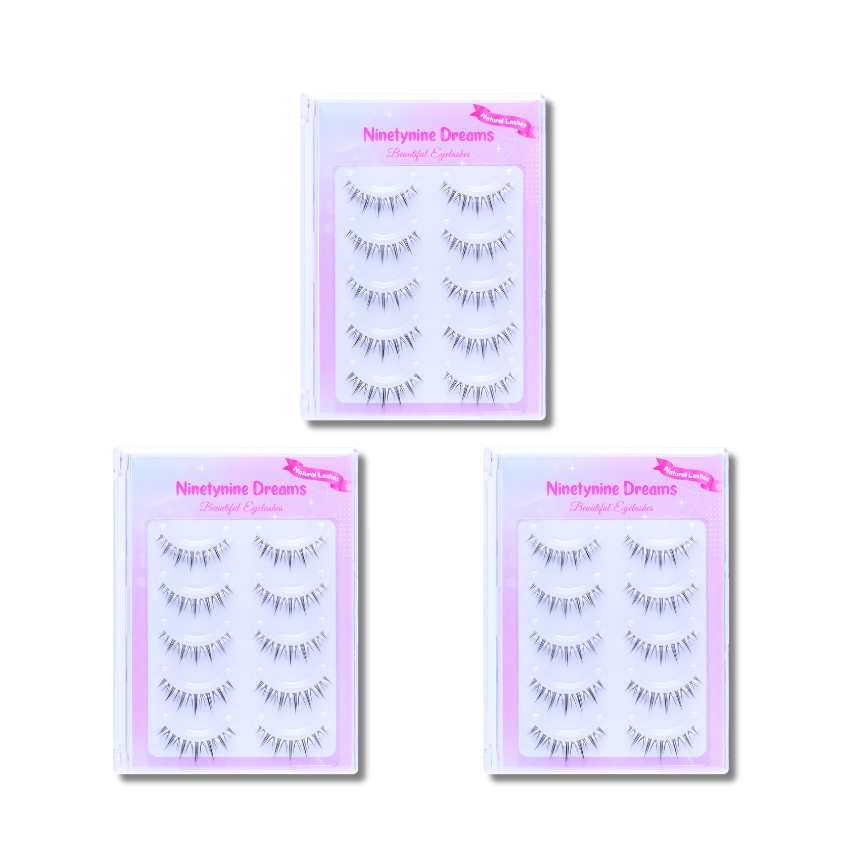 5 Pairs Natural Lashes