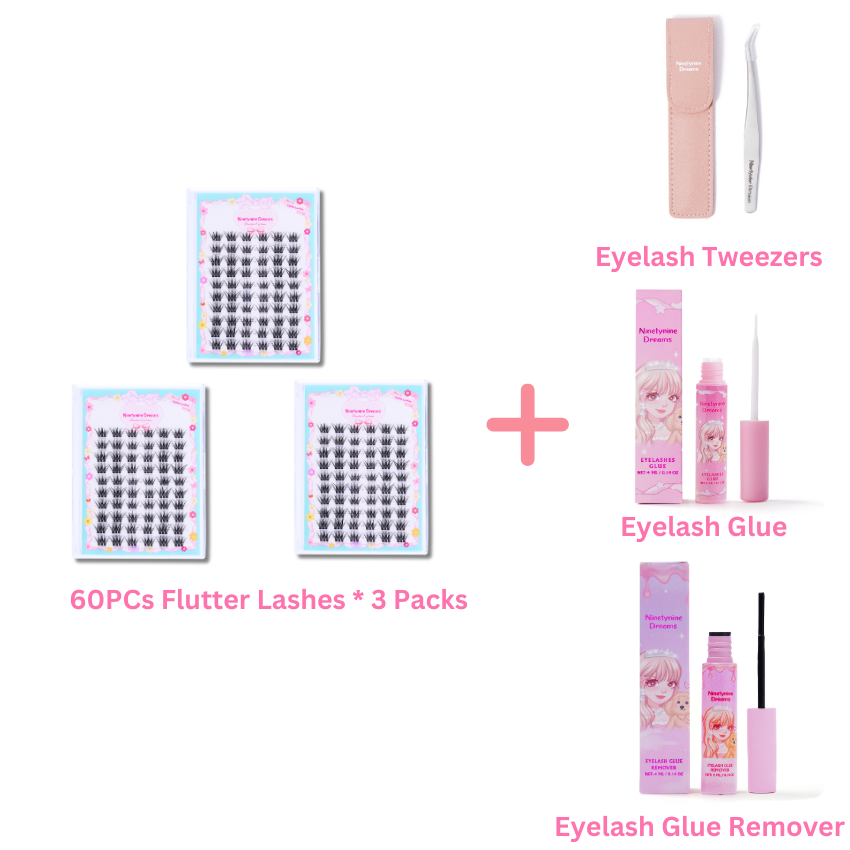 60PCs Flutter Lashes