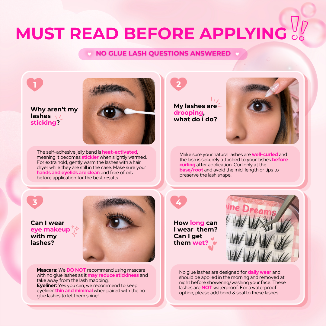 [NO GLUE] Sugarpluff Lashes