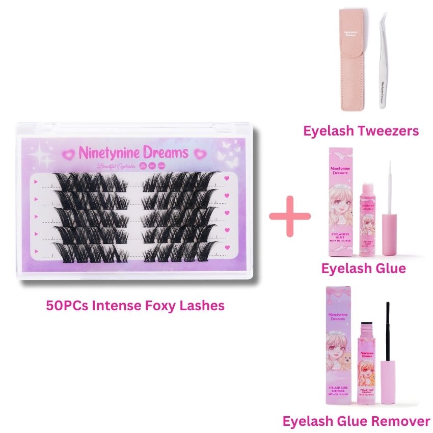 50PCs Intense Foxy Lashes - Ninetynine Dreams