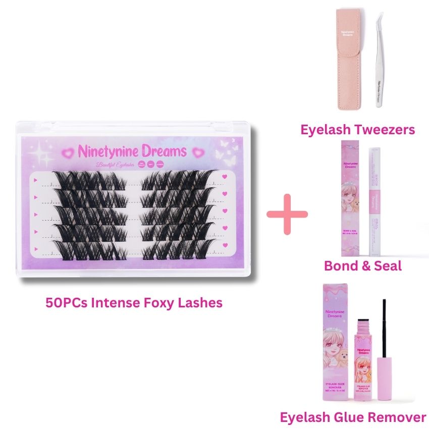 50PCs Intense Foxy Lashes - Ninetynine Dreams