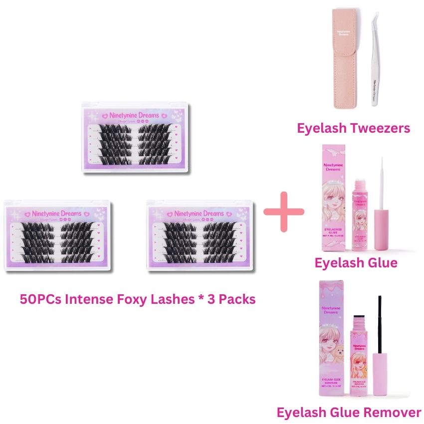 50PCs Intense Foxy Lashes - Ninetynine Dreams