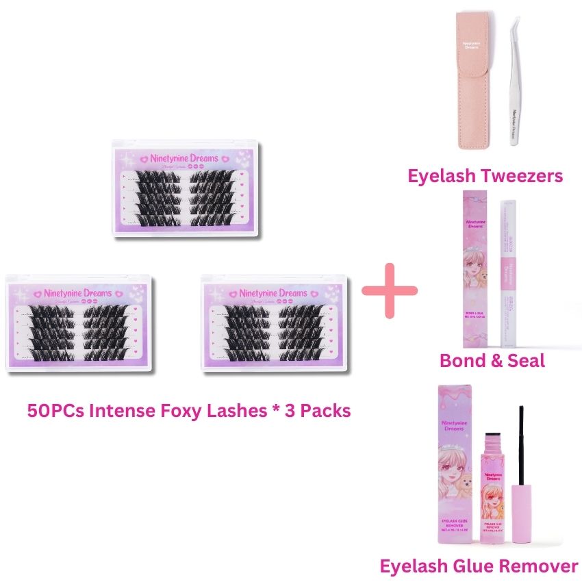 50PCs Intense Foxy Lashes - Ninetynine Dreams