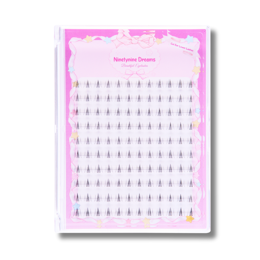120PCs Cat Ear Lower Lashes
