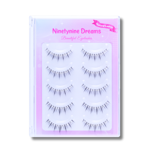 5 Pairs Natural Lashes