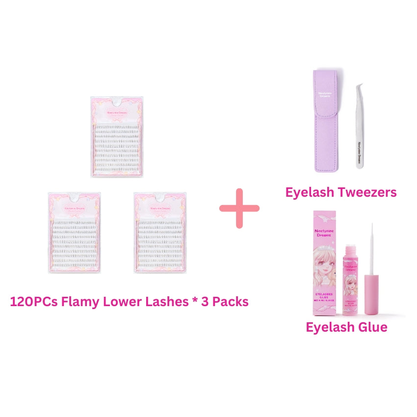 120PCs Flamy Lower Lashes