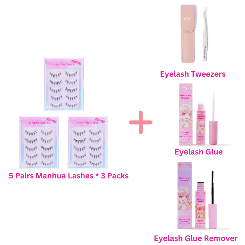 5 Pairs Manhua Lashes