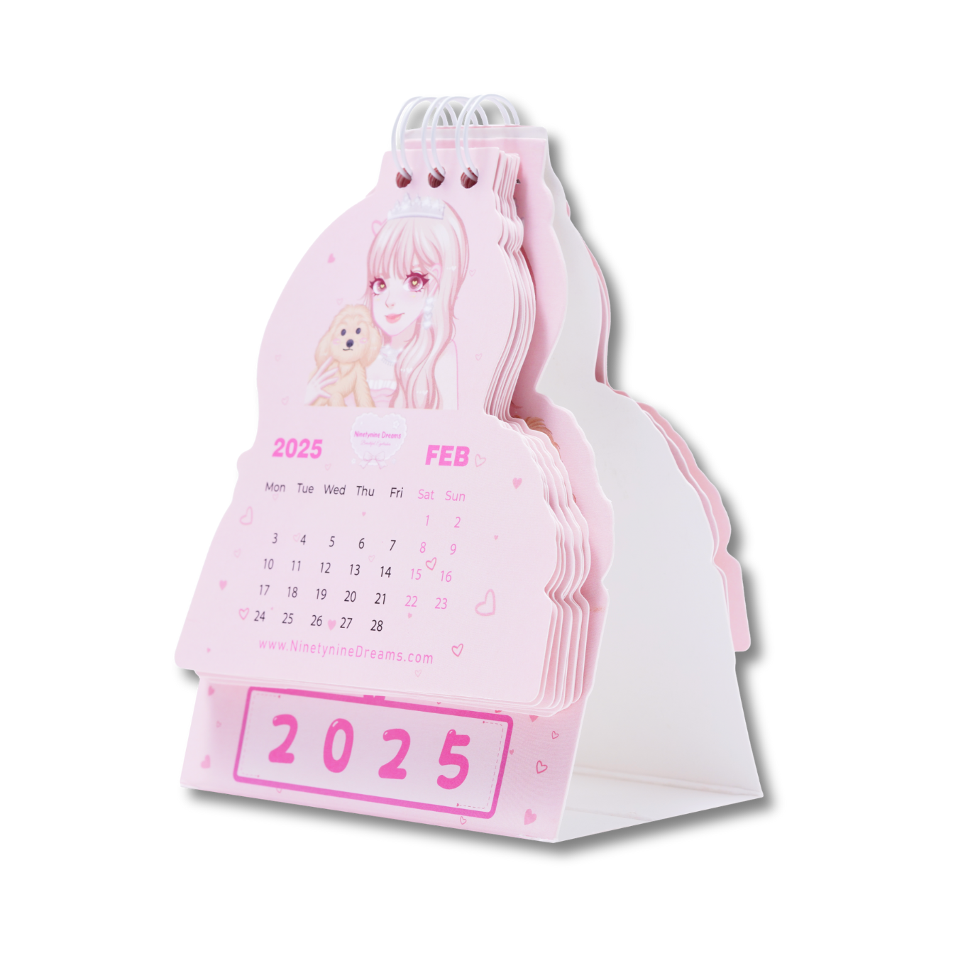 2025 Mini Calendar - Ninetynine Dreams