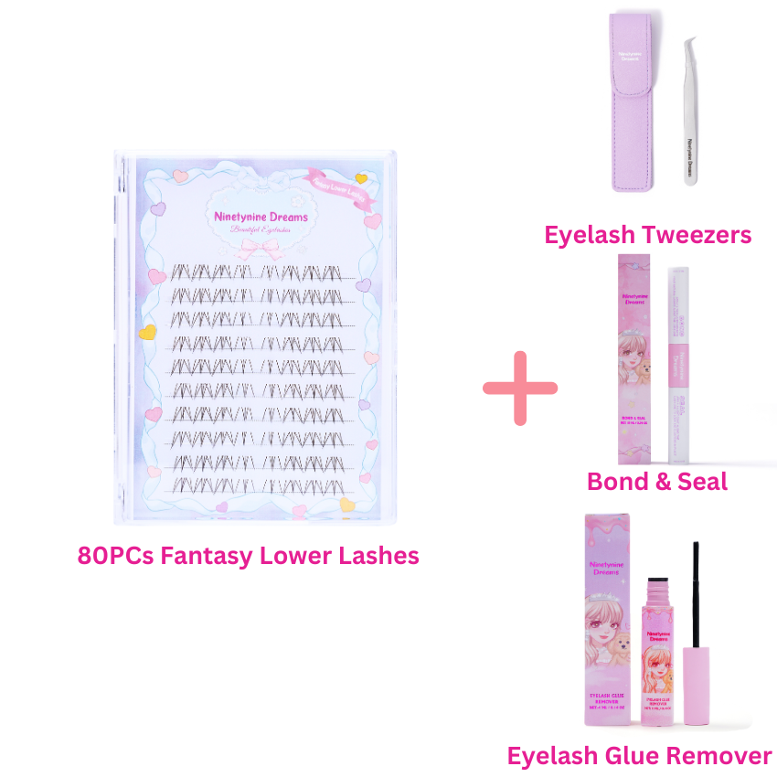80PCs Fantasy Lower Lashes