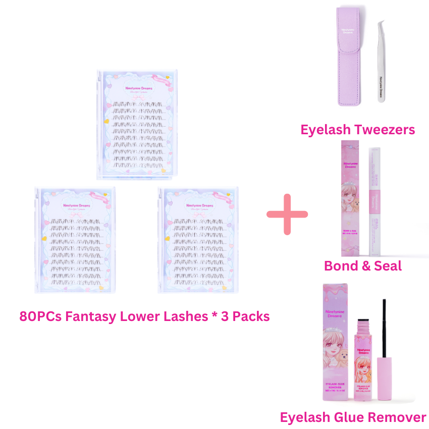 80PCs Fantasy Lower Lashes