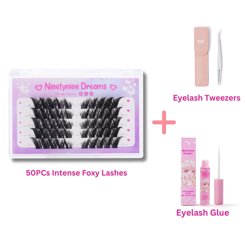 50PCs Intense Foxy Lashes - Ninetynine Dreams