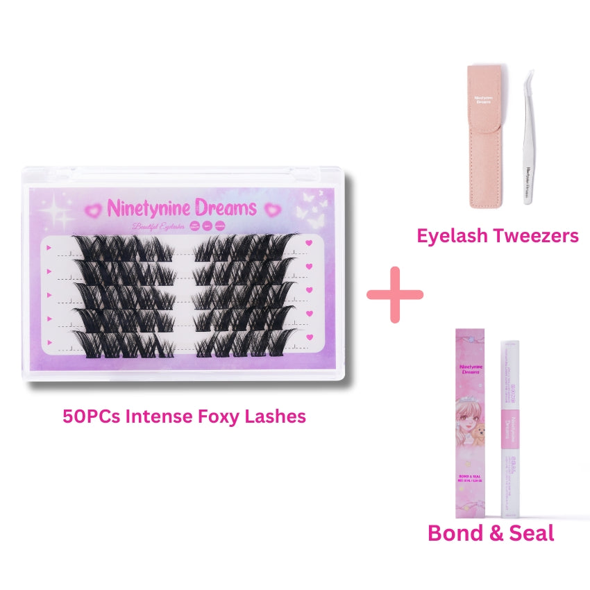 50PCs Intense Foxy Lashes - Ninetynine Dreams