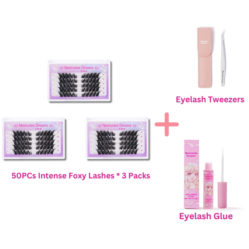 50PCs Intense Foxy Lashes - Ninetynine Dreams