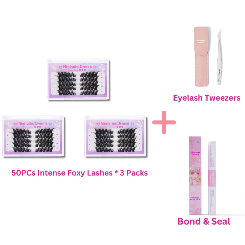 50PCs Intense Foxy Lashes - Ninetynine Dreams