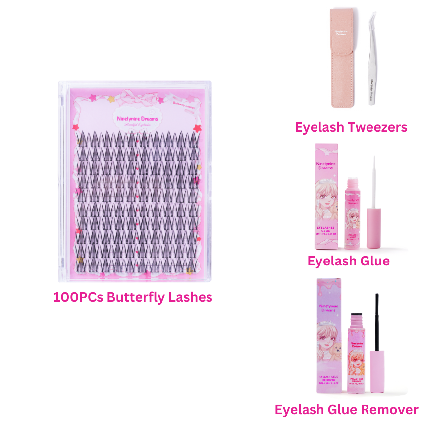100PCs Butterfly Lashes