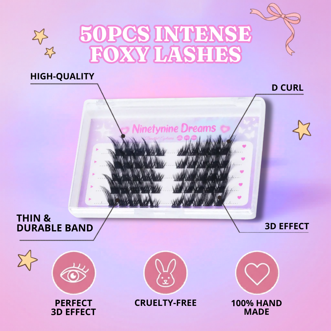 50PCs Intense Foxy Lashes