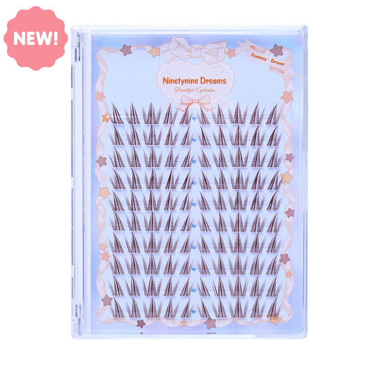 100PCs Fantasy Lashes - Brown