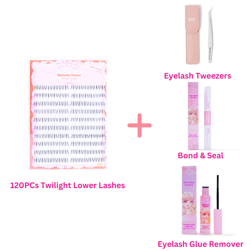 120PCs Twilight Lower Lashes