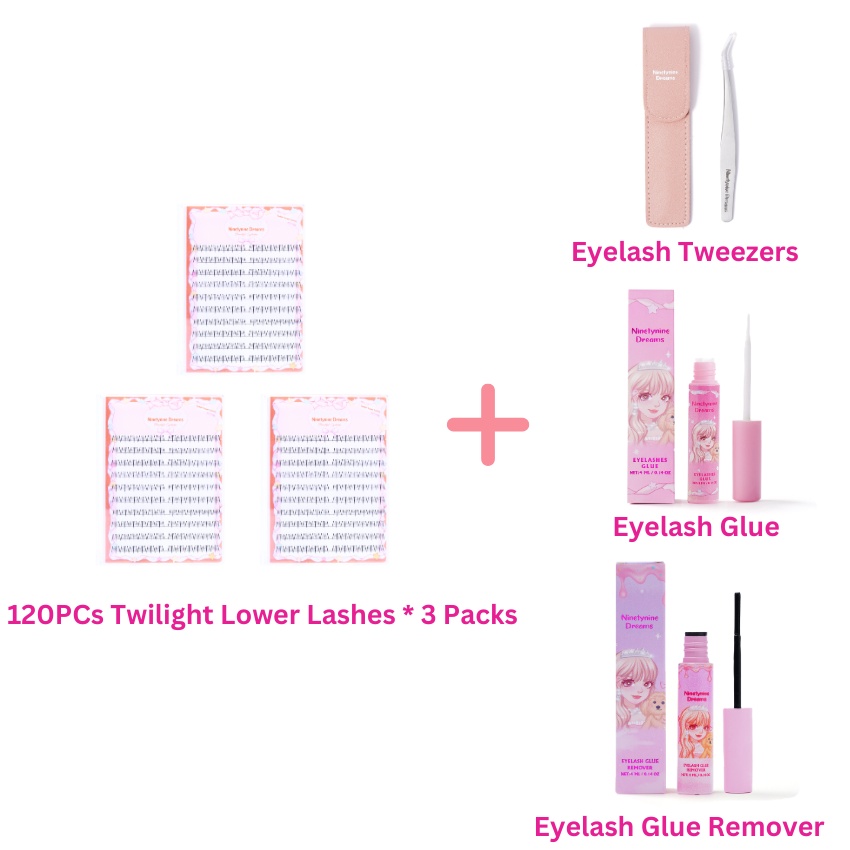 120PCs Twilight Lower Lashes
