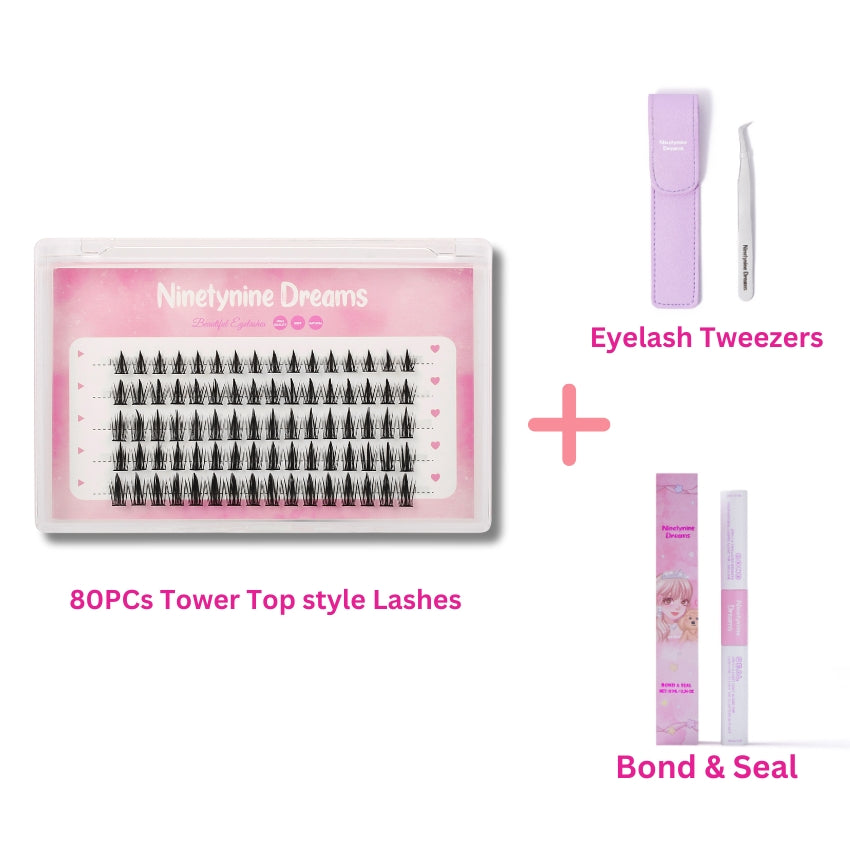 80PCs Tower Top Style Lashes