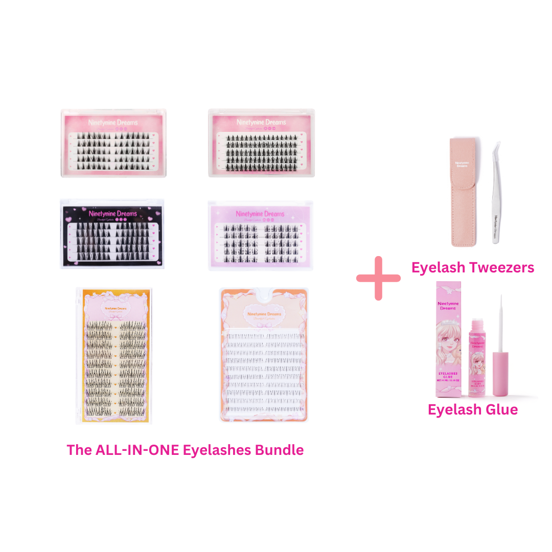 The ALL-IN-ONE Eyelashes Bundle (510PCs) - Ninetynine Dreams