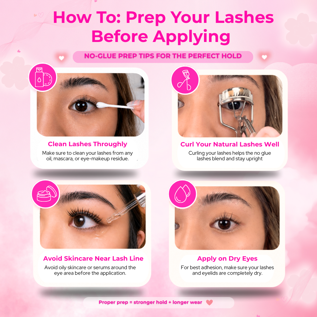 The [NO GLUE] Self-Adhesive Lashes Bundle (3 Styles - Blossom, Stardream, Mermaid)