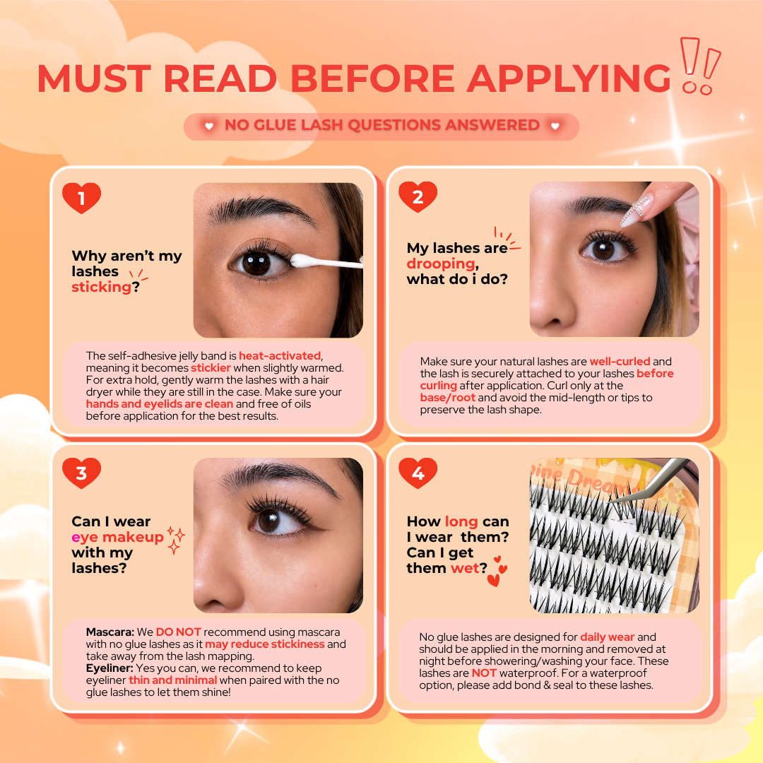 [NO GLUE] Honeybun Lashes