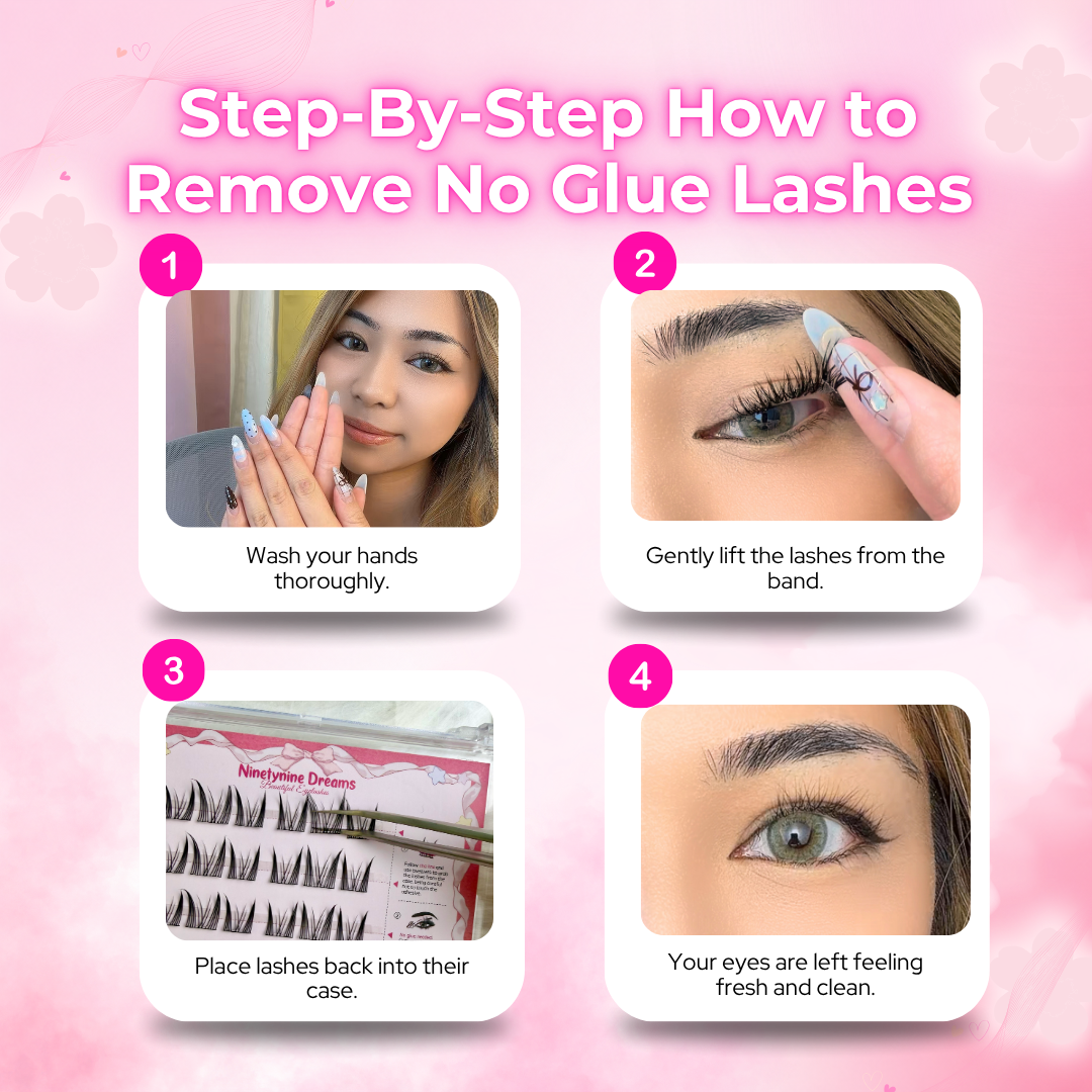 The [NO GLUE] Self-Adhesive Lashes Bundle (3 Styles - Stardream, Mermaid, Flora)