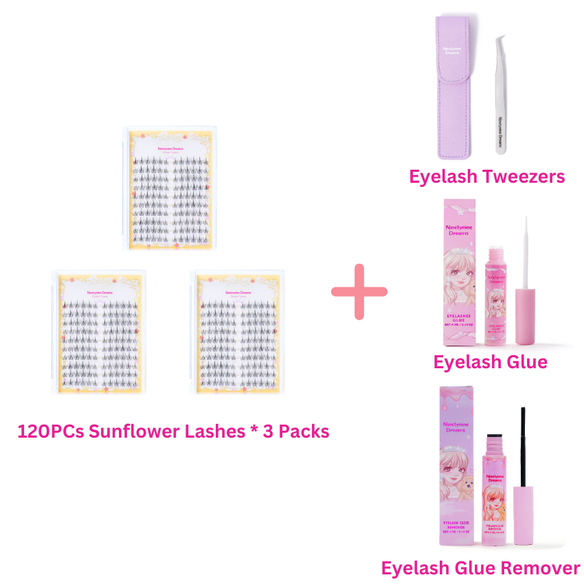 120PCs Sunflower Lashes
