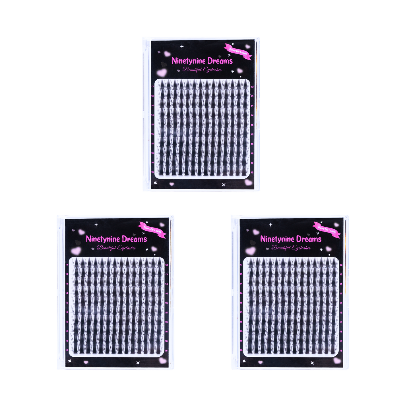 140PCs Bunny Ear Lashes