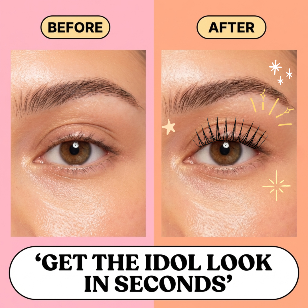 60PCs idol Lashes | Kpop Idol Natural Lashes | Ninetynine Dreams