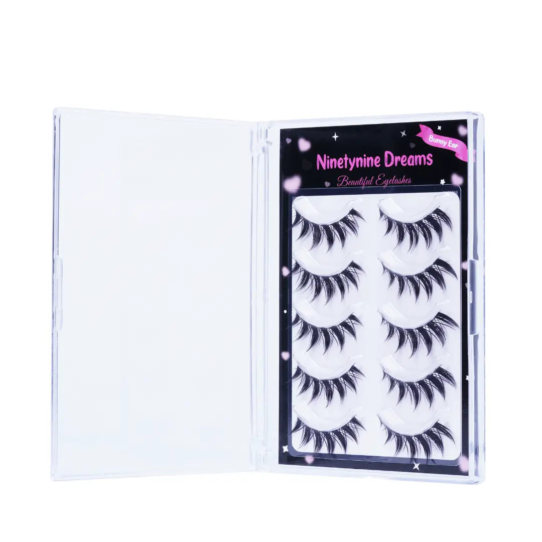 5 Pairs Bunny Ear Lashes Ninetynine Dreams
